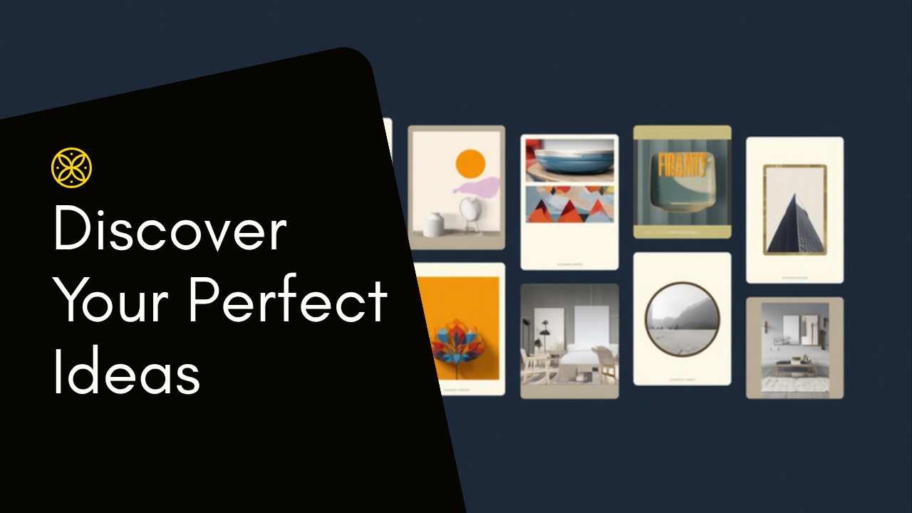 Pinterest board mockup with multiple pin thumbnails